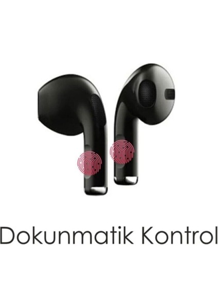 Apple Iphone 11,12 Pro Max Uyumlu Watch 6 Series Akıllı Saat + Siyah Pro5 Bluetooth Kulaklık