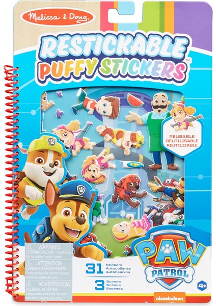 & Doug Paw Patrol Kabarık Çıkartmaları - Macera Koyu