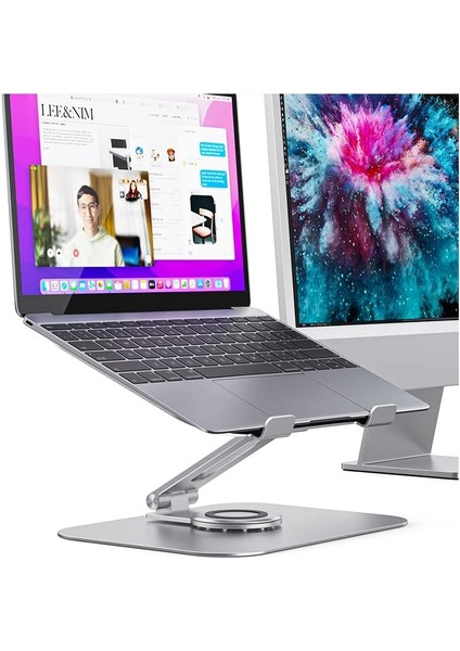 N57 Alüminyum 360 Derece Dönen Dizüstü Bilgisayar Standı