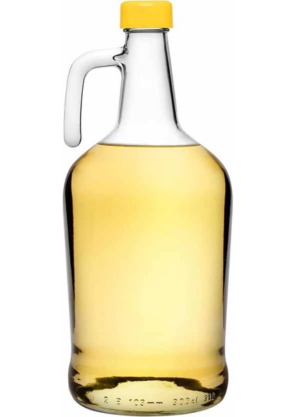 Galon Şişe 3 Litre, Plastik Kapak, Sarı 2003C Yeşil 2307C