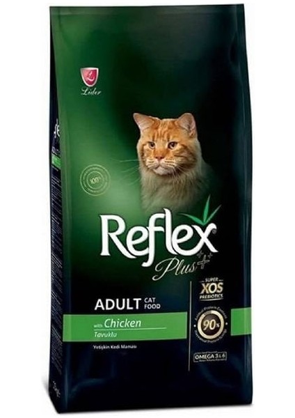 Reflex Plus Adult Tavuklu Yetişkin Kedi Maması 8 kg