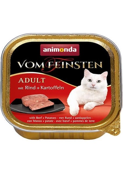 Biftek ve Patatesli Konserve Kedi Maması 100 gr