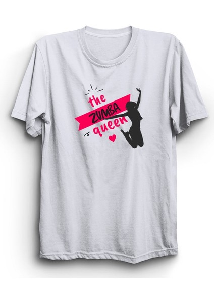 Zumba Queen, Dans, Dance, Zumba Kraliçesi, Gym, Dancing %100 Pamuk Tişört