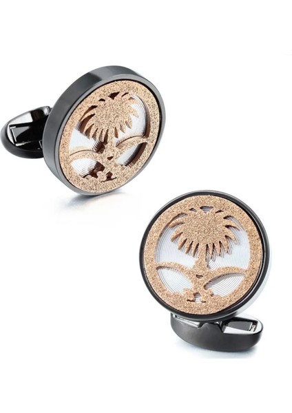 Black Shajarat Kol Düğmesi