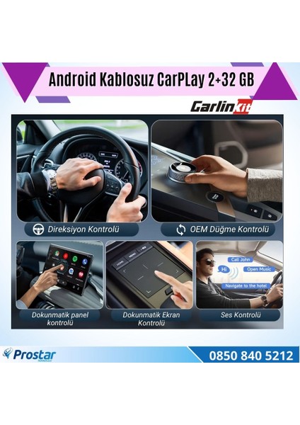 3 In 1 Carlinkit CPC200 Tbox Lite Android 2 GB 32 GB Android Aut