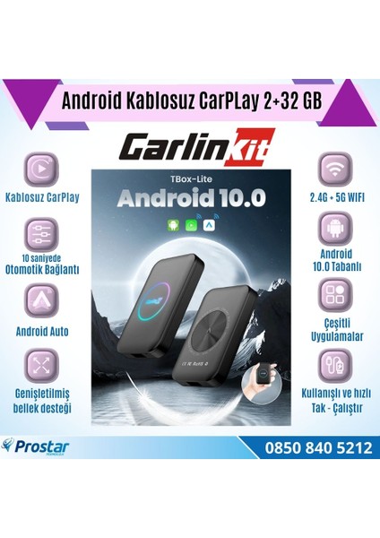 3 In 1 Carlinkit CPC200 Tbox Lite Android 2 GB 32 GB Android Aut