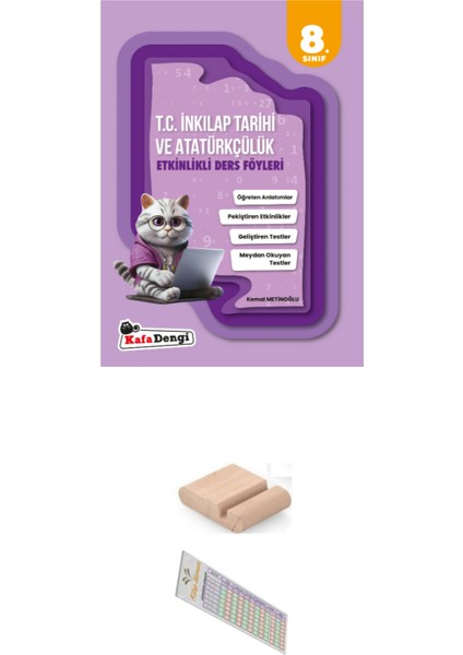 8. Sınıf T.C. İnkılap Tarihi ve Atatürkçülük Etkinlikli Ders Föyü + Telefon Tutucu - Soru Çözüm Ayracı