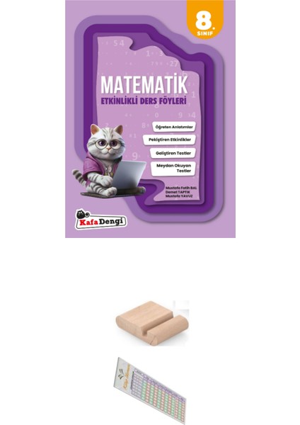 8. Sınıf Matematik Etkinlikli Ders Föyü + Telefon Tutucu - Soru Çözüm Ayracı