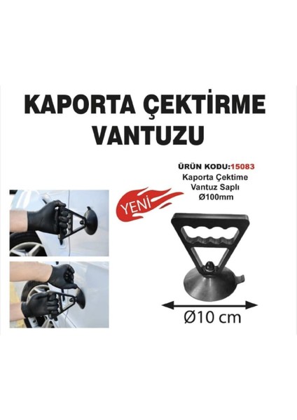 Boyasız Göçük Düzeltme Saplı Göçük Çektirme Vantuzu Ø 100MM