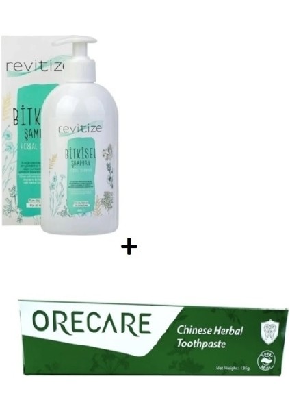 Revitize Bitkisel Şampuan & Orecare Bitkisel Diş Macunu 135 gr