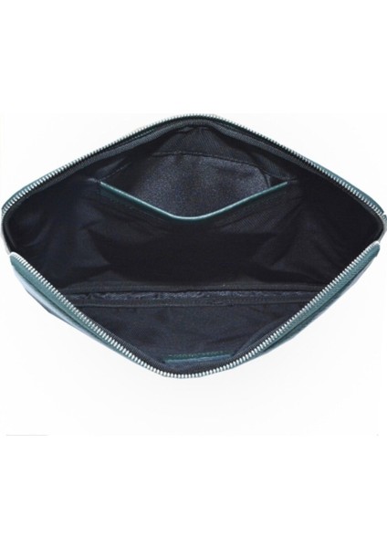 ® Gerçek Deri Laptop Askılı Clutch Çanta / 6218 Yeşil (Arsel Parlak) modelleri
