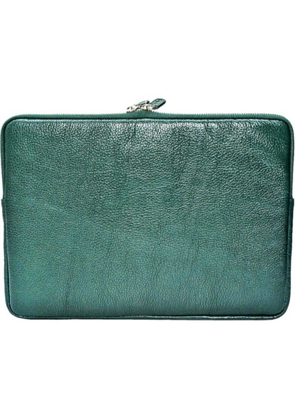® Gerçek Deri Laptop Askılı Clutch Çanta / 6218 Yeşil (Arsel Parlak) fırsatları