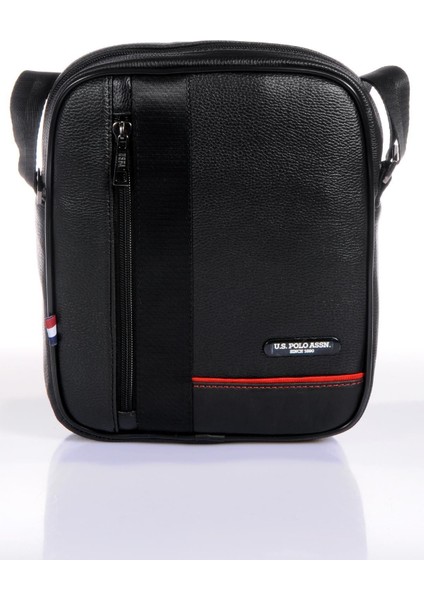 Deri Postacı Çanta Siyah PLEVR8419