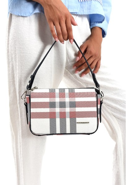 Kadın Ekose Desen Omuz ÇANTASI-9003 fiyatları