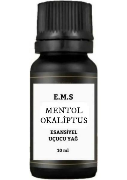 Mentol & Okaliptus Esansı Esansiyel Uçucu Yağ Buhurdanlık Kokusu Esansı Difüzör Ortam Kokusu