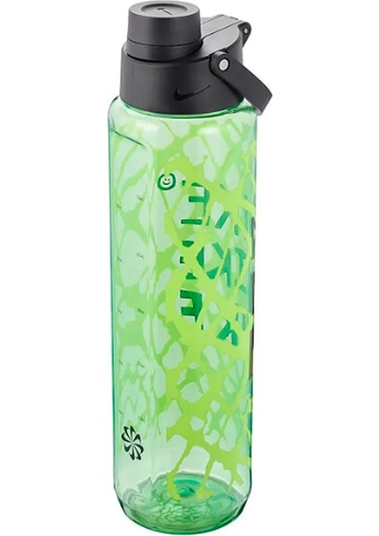 TR RENEW RECHARGE CHUG BOTTLE 24 OZ GRAPHIC GHOST GREEN Unisex Matara Yeşil / Siyah