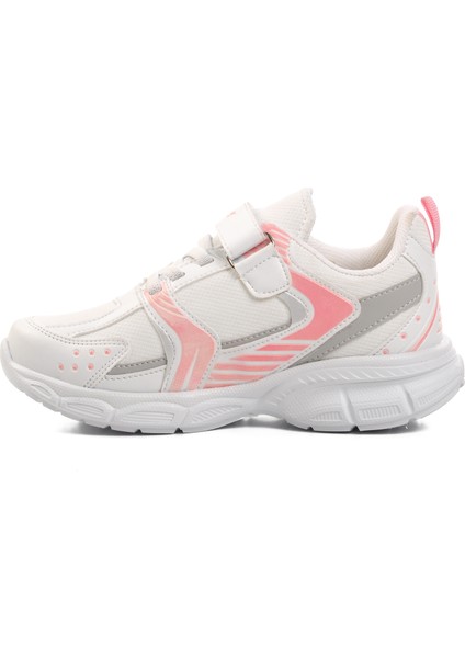 Kendall-F Beyaz-Pembe Unisex Çocuk Spor Ayakkabı