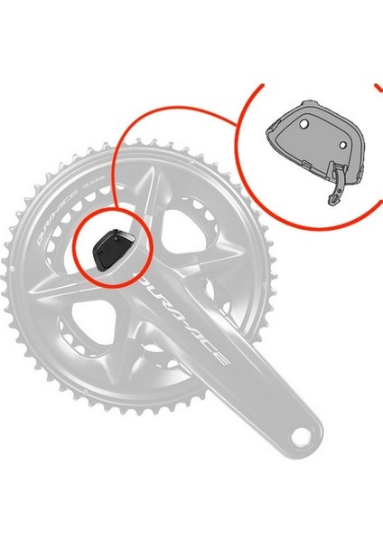 Shimano Dura-Ace Power Metre Şarj Üst Kapak FC-R9200P modelleri