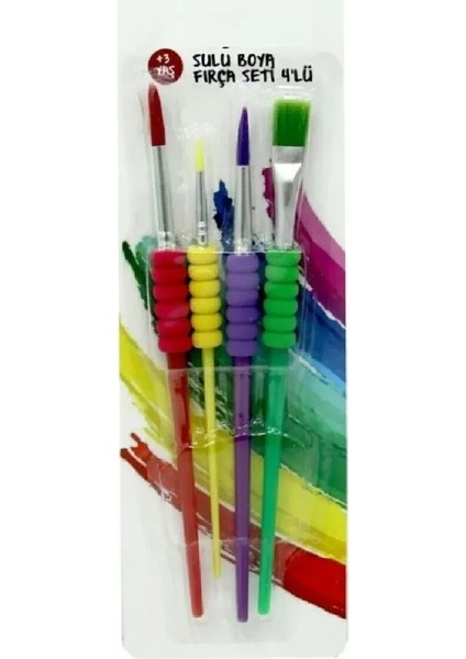 12'li Sulu Boya (Büyük Tablet) + 4'lü Sulu Boya Fırçası + Fırça Temizleme Kabı fırsatları