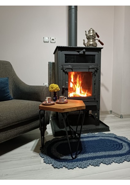 Fırınlı Şömine Soba Isınma Pişirme Sobası