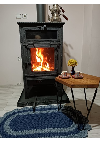 Fırınlı Şömine Soba Isınma Pişirme Sobası