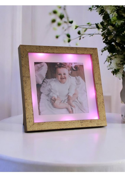 Işıklı Resim Çerçevesi-Fotoğraf Çerçevesi-Bebek Odası Çerçevesi-Çocuk Odası Çerçeve -Hediyelik Eşya - Hediye - Sevgililer Günü Hediyesi - Ev Aksesuarı - Ev Dekor Ürünleri modelleri