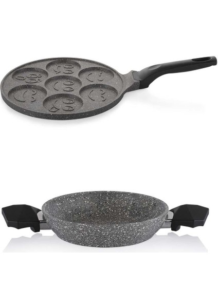 Granit Set 20 cm Sahan ve Pankek Tavası 26 cm