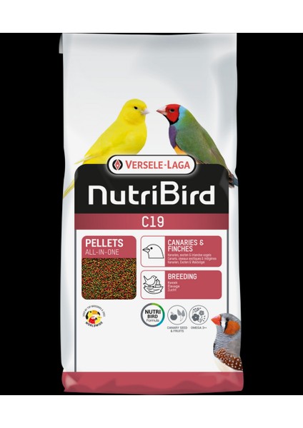Zengezur Versele Laga Nutrıbırd C19 Pelet Kanarya Fınch Pelet Yem 3kg fiyatları