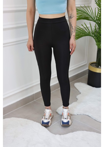 Diz Altı Fileli Tayt