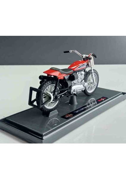 1:18 1972 H. Davidsson XR750 Racing Bike Motosiklet