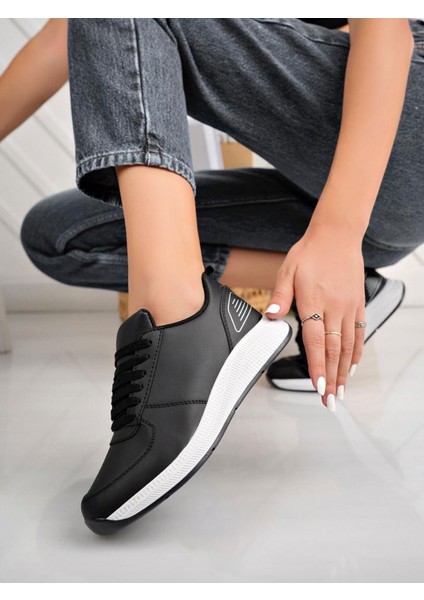 Unisex Kışlık Mevsimlik Sneaker Rahat Taban Günlük Kadın Erkek Cilt Sneaker Spor Ayakkabı