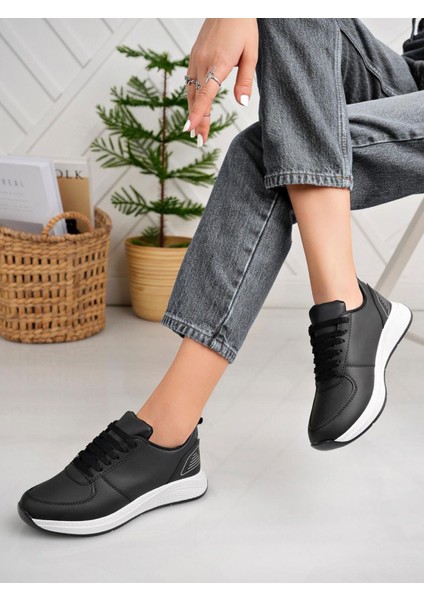 Unisex Kışlık Mevsimlik Sneaker Rahat Taban Günlük Kadın Erkek Cilt Sneaker Spor Ayakkabı