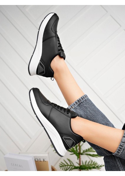 Unisex Kışlık Mevsimlik Sneaker Rahat Taban Günlük Kadın Erkek Cilt Sneaker Spor Ayakkabı