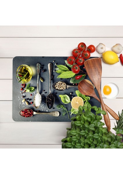 Cam Kesim Panosu Cam Kesme Tahtası Temperli Kırılmaz Cam Silikon Ayaklı Kaydırmaz 28 X 38 CM modelleri