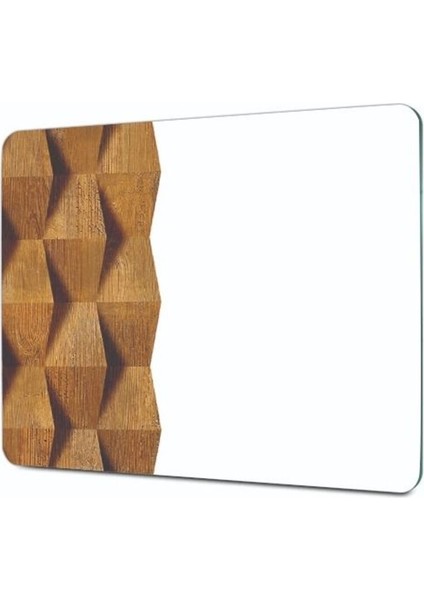 Cam Kesme Tahtası ve Sunum Tablası Yeni Ahşap Desen 25 x 35 cm modelleri