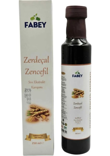 Zerdeçal & Zencefil Sıvı Ekstrakt Karşımı 250ML X2 Adet