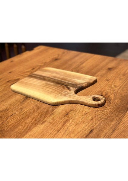 Ceviz Ağacı El Yapımı Kesme Tahtası / Saplı Sunum Tahtası C10 modelleri