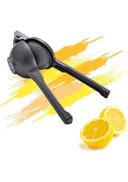 Döküm Narenciye Sıkacağı Siyah Demir Limon Portakal Press Sıkacak Pratik Sofra ve Mutfak Eşyaları