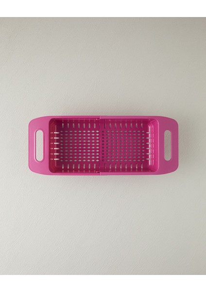 Düz Plastik Süzgeç Pembe fiyatları