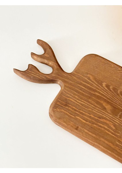 Geyik Model Ahşap Kesme ve Sunum Tahtası-Deokratik Obje Tekli indirimleri