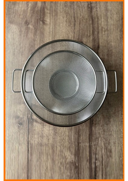 Ikili Kulplu Süzgeç, Paslanmaz Çelik 20 ve 26 cm Çap fırsatları