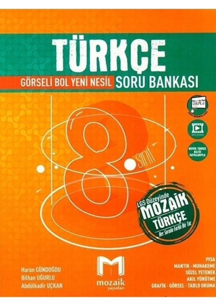 Mozaik Yayınları Mozaik 8. Sınıf LGS Matematik Soru Bankası - Fen Bilimleri Soru - Türkçe Soru Bankası - T.C. İnkılap Tarihi ve Atatürkçülük Soru Bankası 4'lü Set