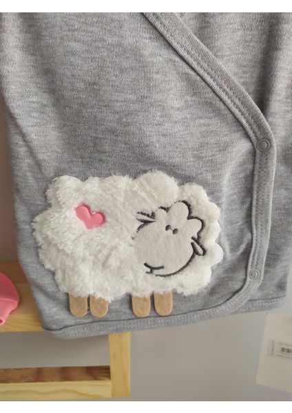 Minilkabebe Kuzu Nakışlı Hastane Çıkış Seti 5 Li pembe 7 li Ağız Mendili HEDİYELİ indirimleri