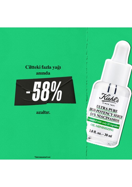 Ultra Pure %5 Niasinamid Yağlanmayı Azaltan Yüz Serumu 30ml