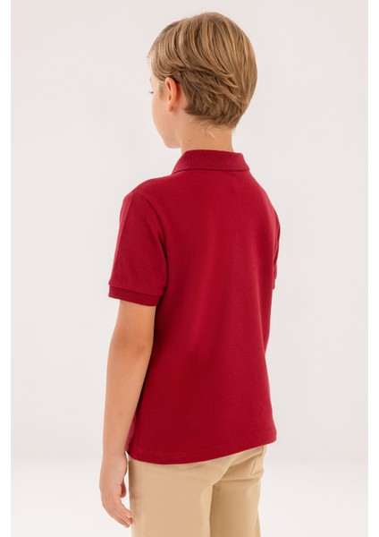 Ku Basıc 11KDS03 4pr Bordo Erkek Çocuk Kısa Kol T-Shirt fırsatları