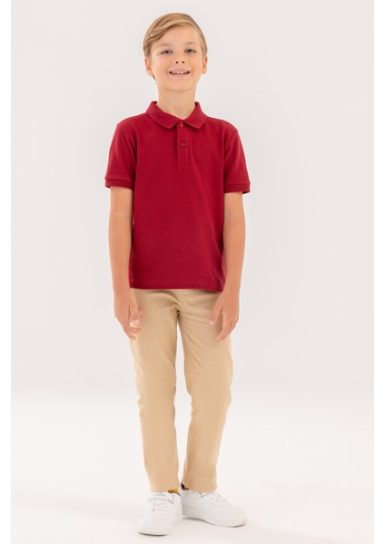 Ku Basıc 11KDS03 4pr Bordo Erkek Çocuk Kısa Kol T-Shirt indirimleri