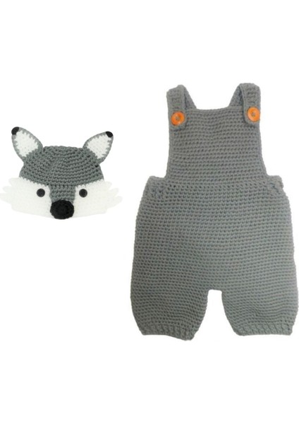 El Örgüsü Tilki Konsept Bebek Kostümü