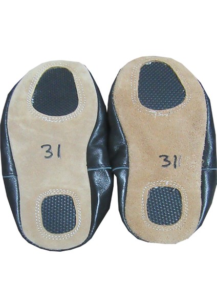 Deri Pisipisi Siyah Renk Deri Tabanı Kaydırmaz Bale Ayakkabısı 36 No fiyatları