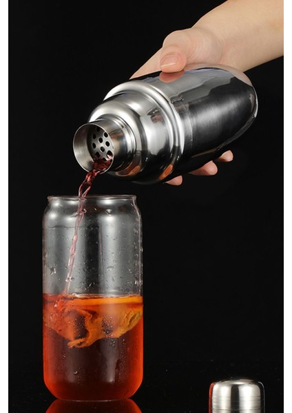 Komple Çelik 700ML Shaker Kokteyl Hazırlama Kabı Bardağı CIN343 indirimleri