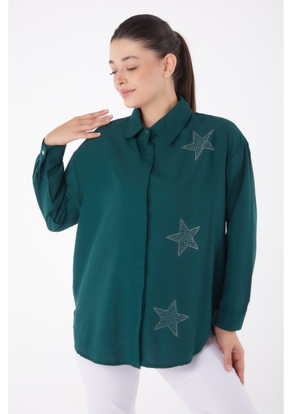 Yeşil Tesettür Tunik 13255